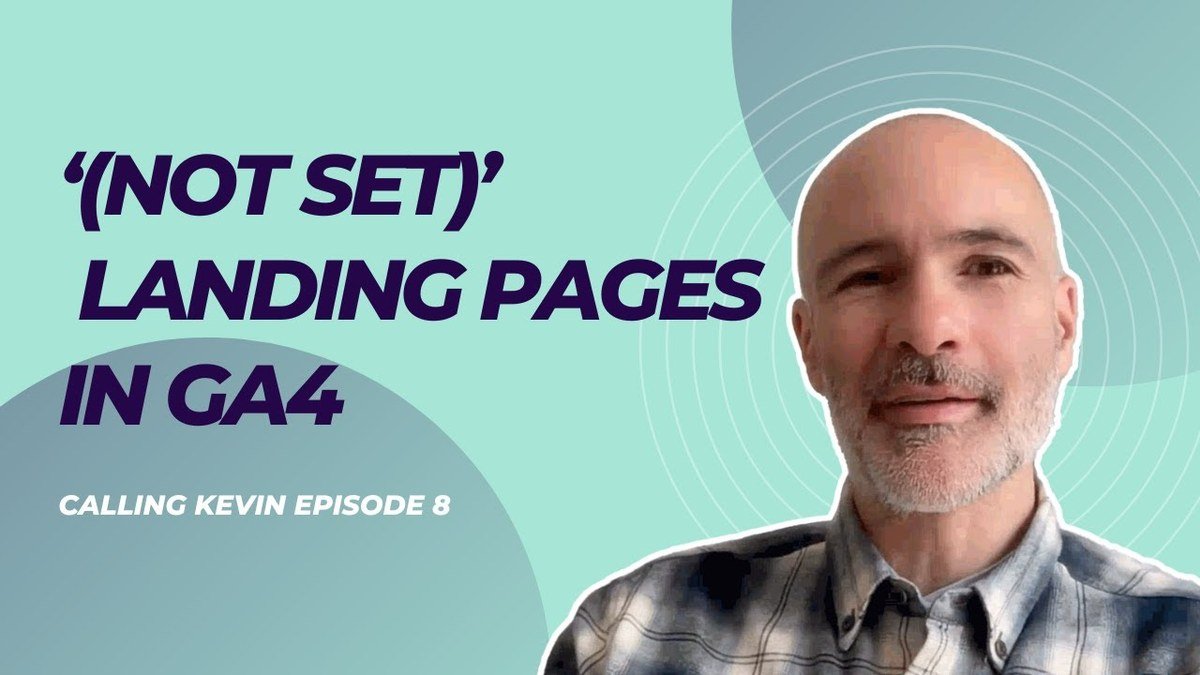 GA4 Landing Page Not Set